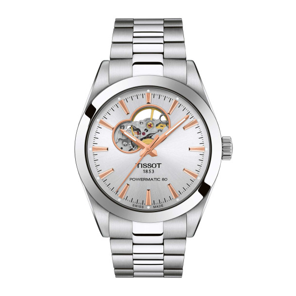        Herrenuhr, Automatik, Tissot Gentleman Open Heart 40mm