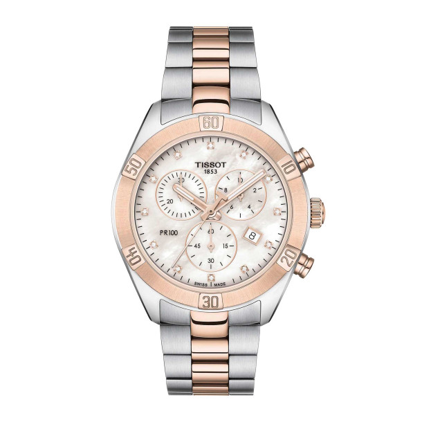         Damenuhr, Quarzwerk, Tissot PR 100 Sport Chic 38mm