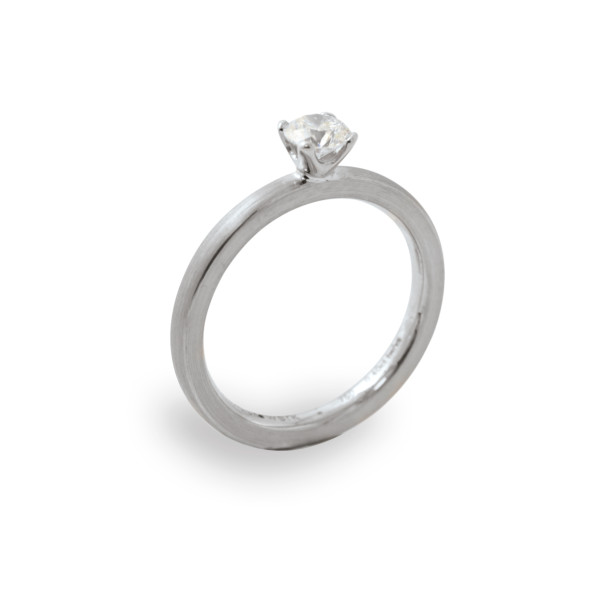         Weißgold, Ringe, Schmuckwerk Alpen Solitärring