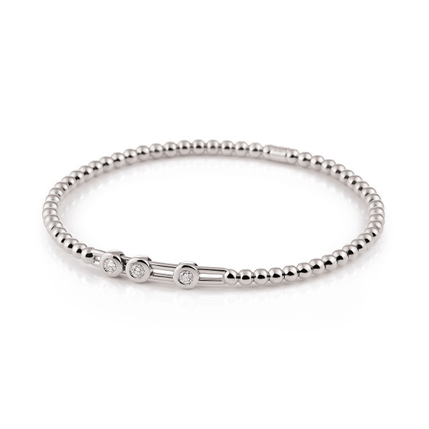         Weißgold, Armschmuck, Al Coro Stretchy Armband