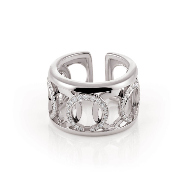         Weißgold, Ringe, Al Coro Mezzaluna Ring