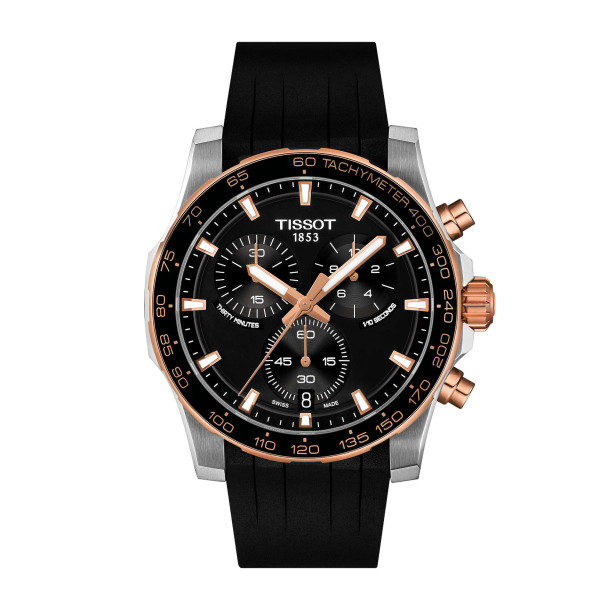         Damen- und Herrenuhr, Quarzwerk, Tissot Supersport Chrono 42mm