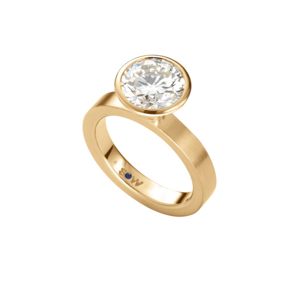         Gelbgold, Ringe, Schmuckwerk Alpen Solitärring