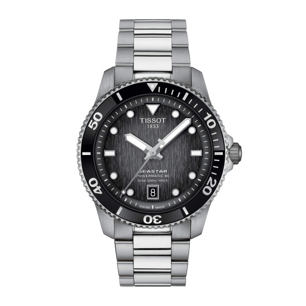         Damen- und Herrenuhr, Automatik, Tissot Seastar 1000 40mm