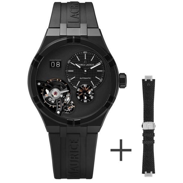         Herrenuhr, Automatik, Maurice Lacroix Aikon Master Grand Date Black