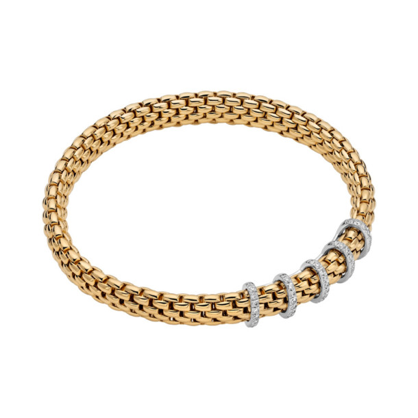         Gelbgold, Armschmuck, FOPE Vendôme Flex'it Armband 