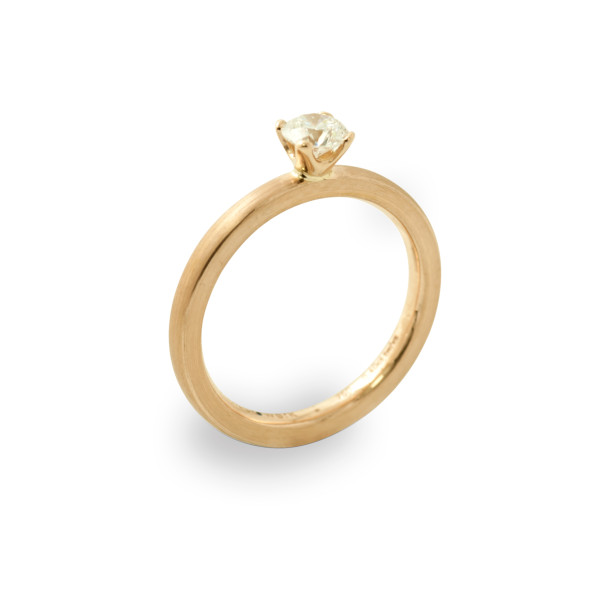         Gelbgold, Ringe, Schmuckwerk Alpen Solitärring