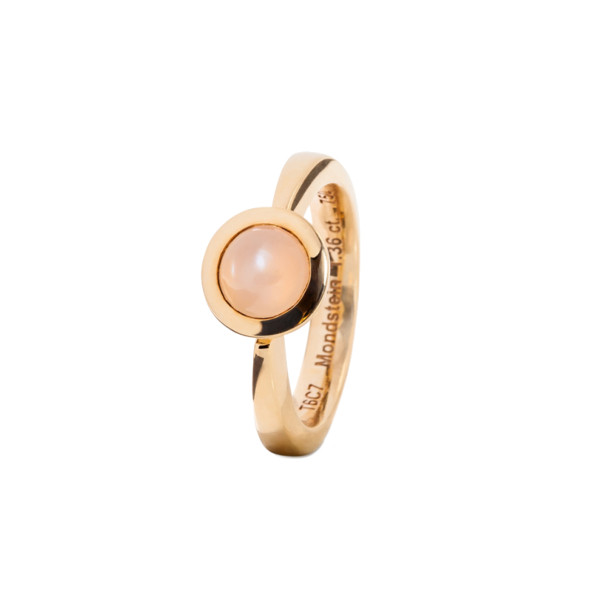         Rotgold, Ringe, Jochen Pohl Mondstein Ring
