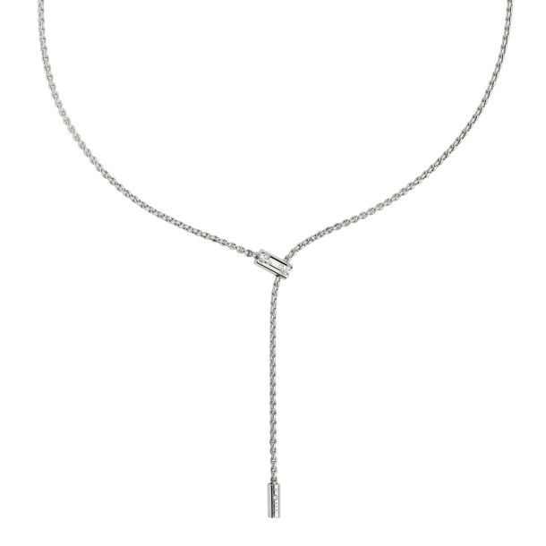         Weißgold, Halsschmuck, FOPE Verstellbare Aria Halskette mit Diamanten