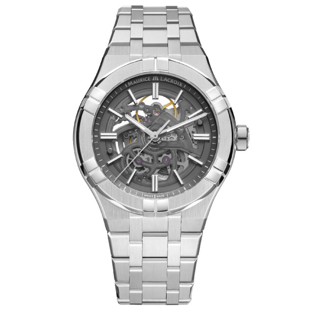         Damen- und Herrenuhr, Automatik, Maurice Lacroix Aikon Automatic Skeleton