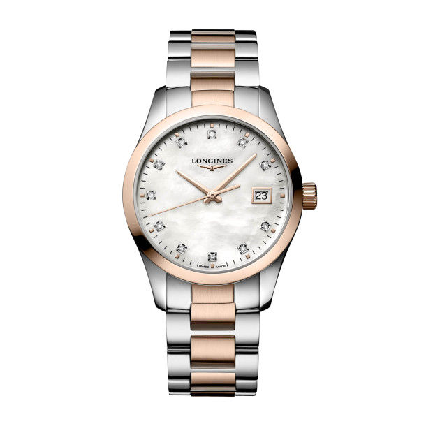         Damenuhr, Quarzwerk, Longines CONQUEST CLASSIC