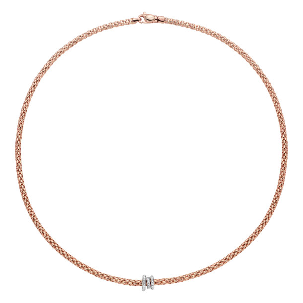         Roségold, Halsschmuck, FOPE Prima Flex'it Collier