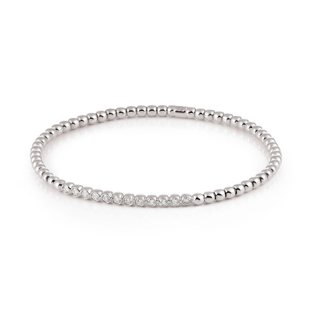         Weißgold, Armschmuck, Al Coro Stretchy Armband