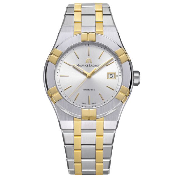         Damen- und Herrenuhr, Quarzwerk, Maurice Lacroix Aikon Quartz Duotone 40mm