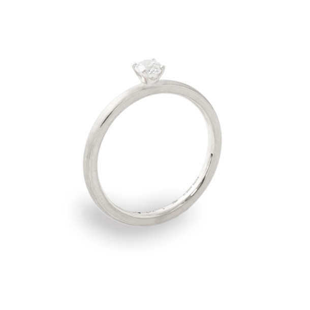        Weißgold, Ringe, Schmuckwerk Alpen Solitärring