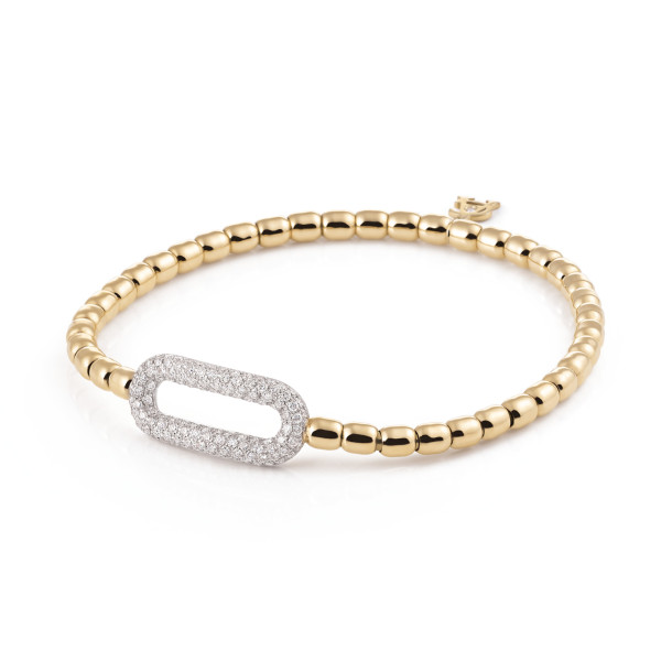         Gelbgold, Armschmuck, Al Coro Stretchy Armband