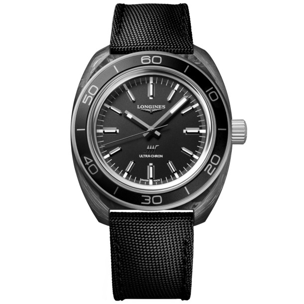         Herrenuhr, Automatik, Longines ULTRA‑CHRON CARBON