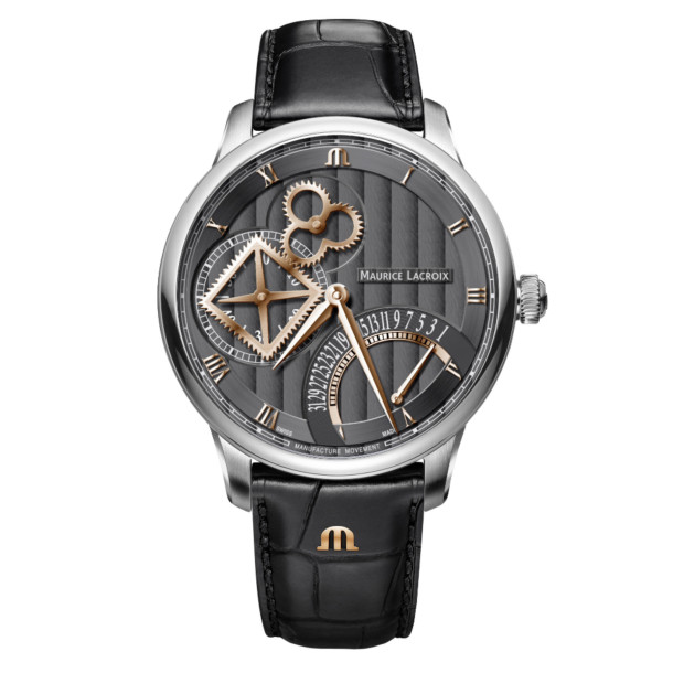         Herrenuhr, Automatik, Maurice Lacroix Masterpiece Square Wheel