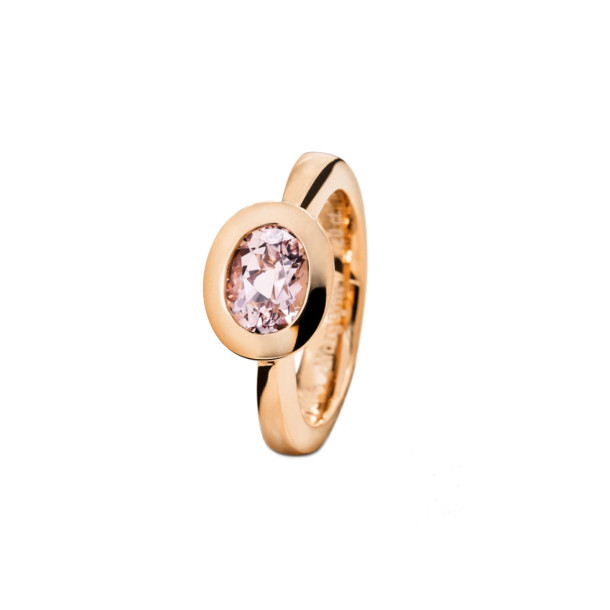         Rotgold, Ringe, Jochen Pohl Morganit Typering
