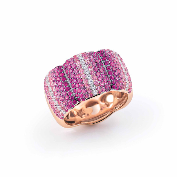         Roségold, Ringe, Al Coro La Piazza Ring