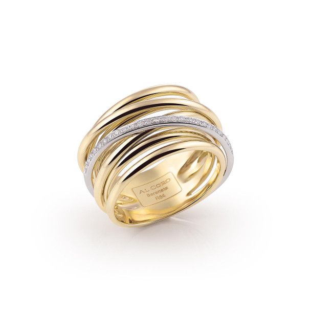         Gelbgold, Ringe, Al Coro Serenata Ring