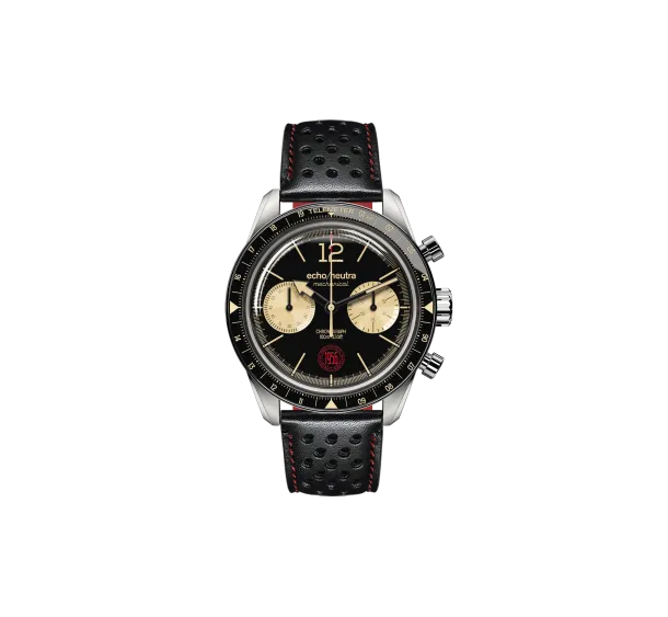         Handaufzug, Echo/Neutra 1956 Schwarzer Chronograph