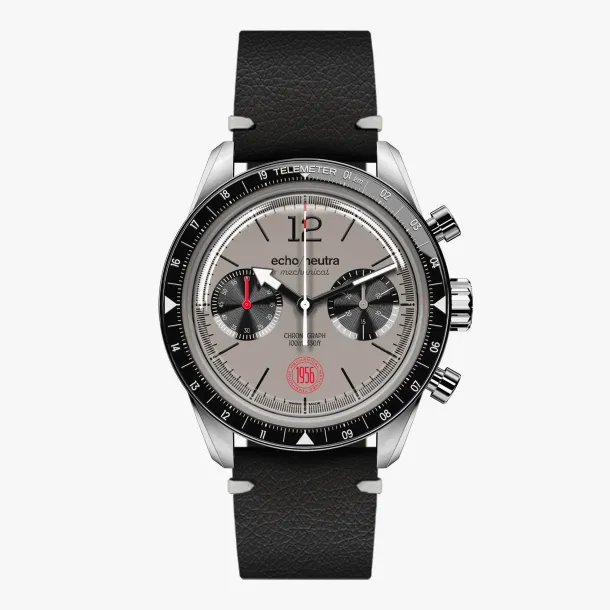         Handaufzug, Echo/Neutra 1956 Chrono Warmes grau