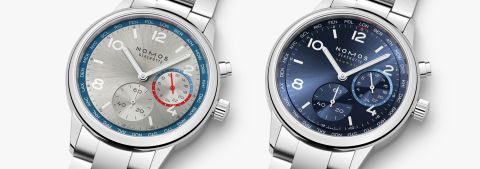 nomos-club-Sport-Weltzeit-blau-und-silber-banner